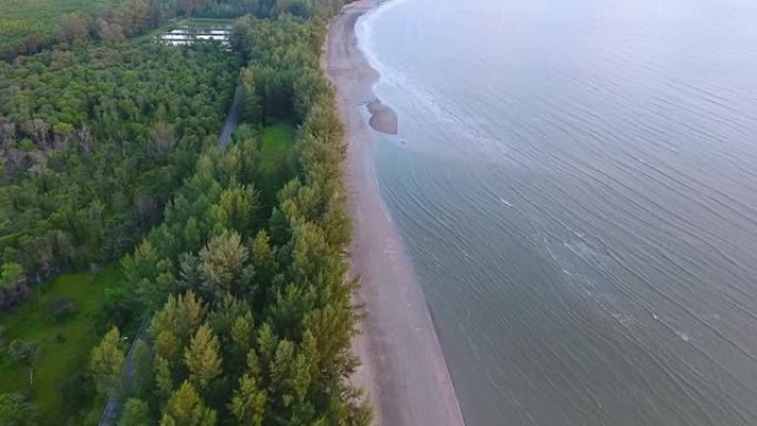 泰国安达曼海北孟特朗省空中海景