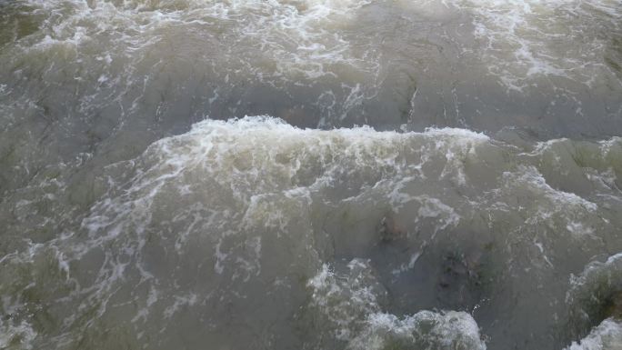 湍急河流   激流勇进  春季雨水