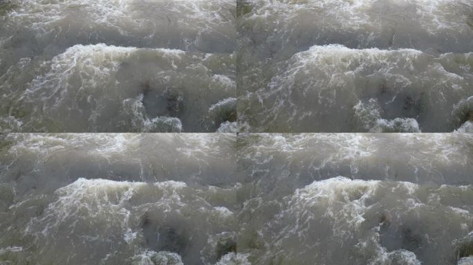 湍急河流   激流勇进  春季雨水