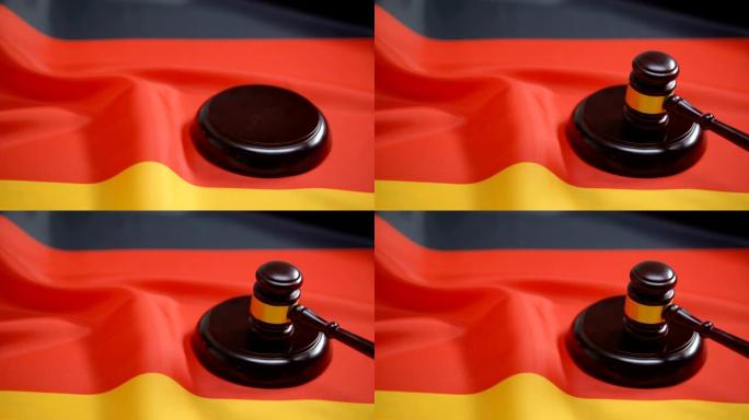 木槌撞击德国国旗，国家法律制度，法律的声音