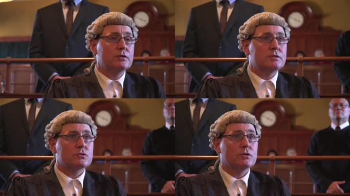 4K: 法庭听证会-男性大律师质疑证人