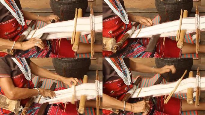 丝绸编织手工工艺
