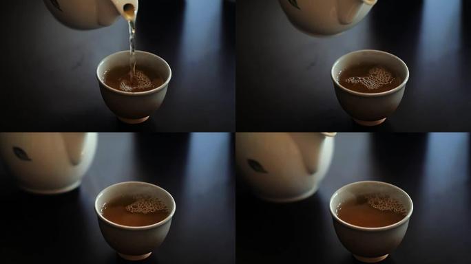 Pouring tea,慢动作
