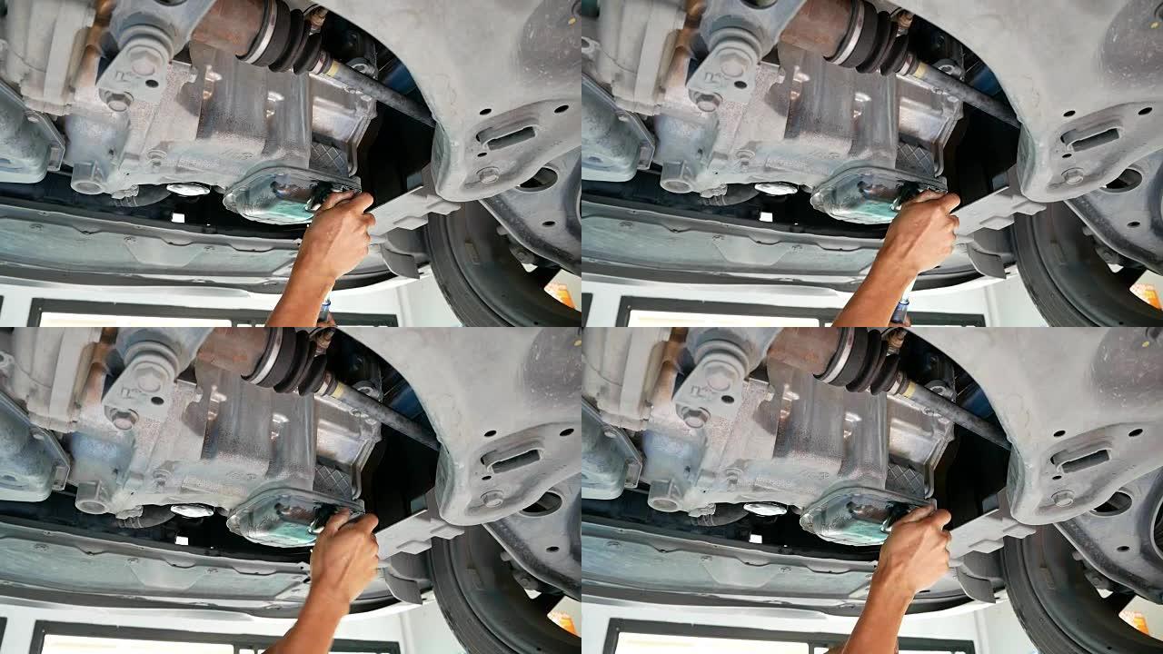 更换机油汽车专业汽车维修修复轮胎