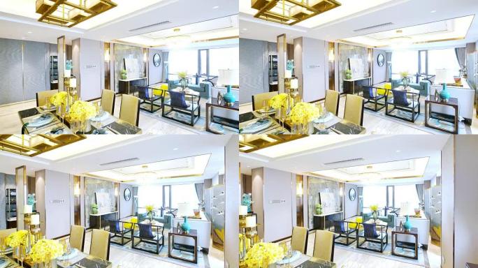 豪华客厅的内部