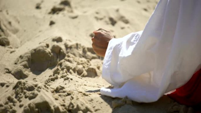 牵手袍子浇沙，传递生命的观念，时光转瞬即逝，背景图