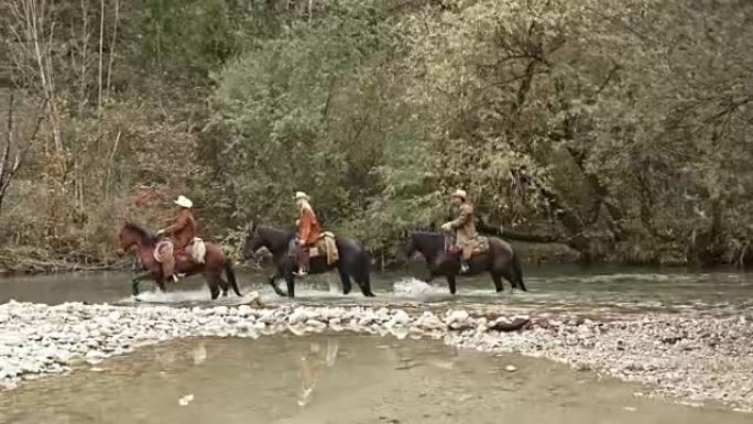 DS三个人骑着马过河
