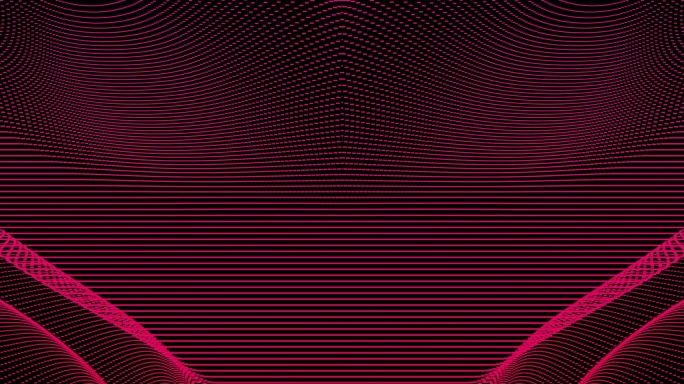 【4K时尚背景】玫红浪漫曲线光线线条横条
