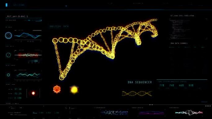实验室筛选的DNA链分析，遗传研究，亲子鉴定，遗产检验