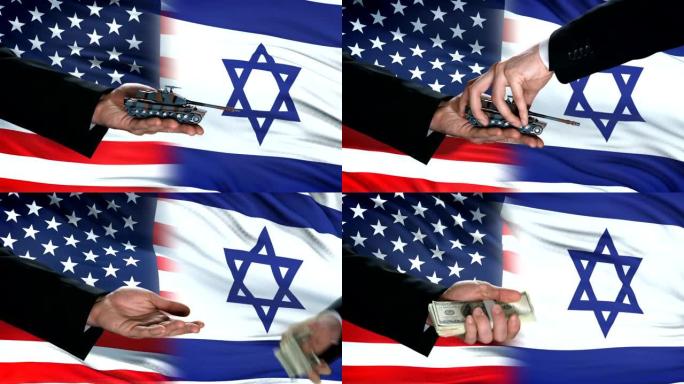 美国和以色列官员用坦克换钱，以国防交易为背景
