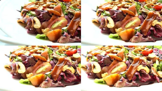 4k烟熏三文鱼沙拉