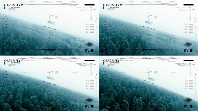 军用喷气式飞机pov追逐不明飞行物、外星生物、怪物