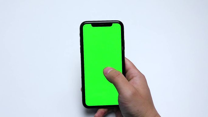 绿幕可抠像手机滑动视频素材