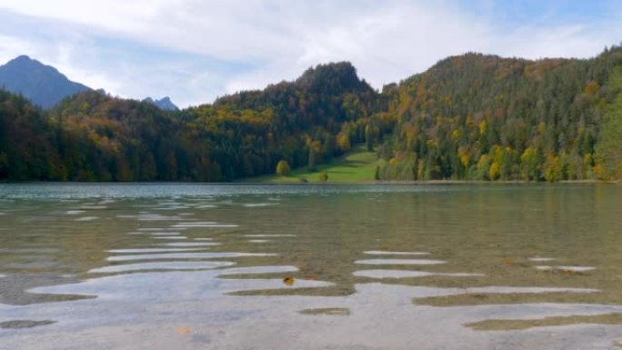 Alatsee bei Fussen，Allgau，巴伐利亚，德国