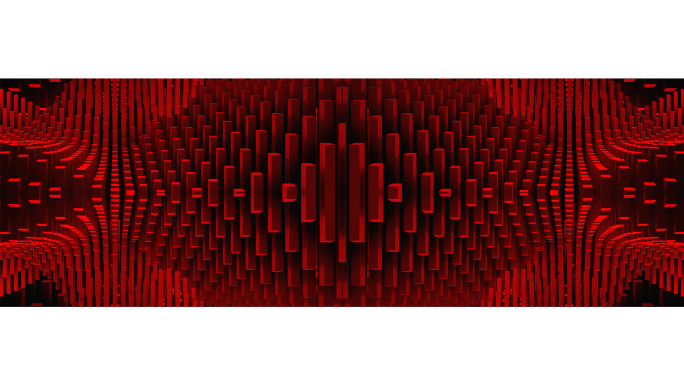 【宽屏时尚背景】红黑矩阵方柱光影曲线空间