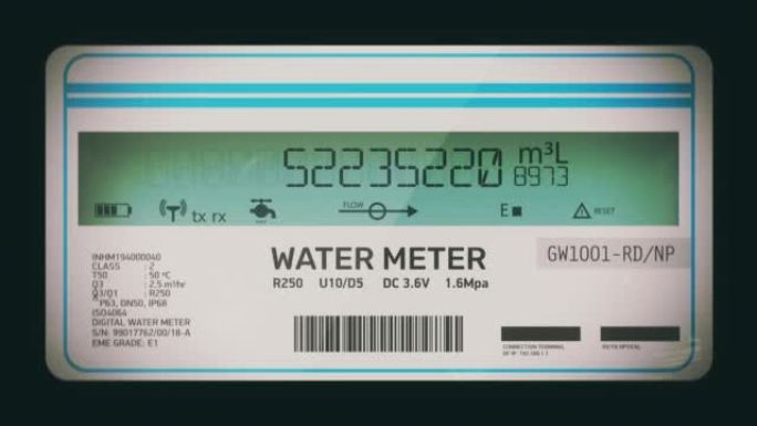 住宅用水量大智能水表计算量