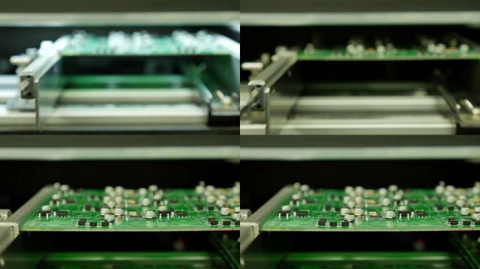 微芯片生产厂工艺流程组装电路板芯片