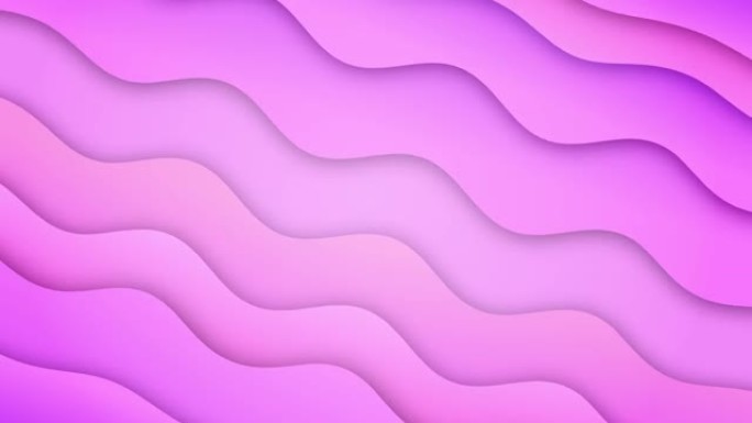 粉色红色霓虹灯平滑液波抽象运动发光全息循环背景