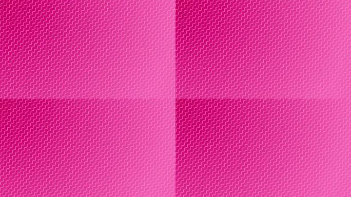 闪烁的粉红色之字形线对角移动
