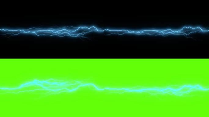 发光闪电雷电循环叠加循环背景。