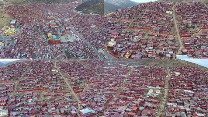 甘孜藏族自治区色达航拍