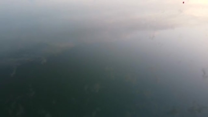 英格兰斯图尔特比湖的航拍镜头