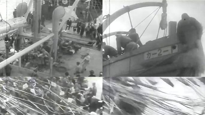 1955年日本捕蟹船