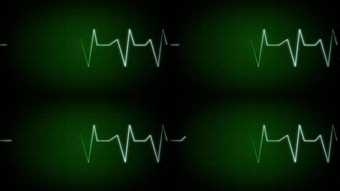 心律心跳监测仪心电图线监测仪循环背景图4K。