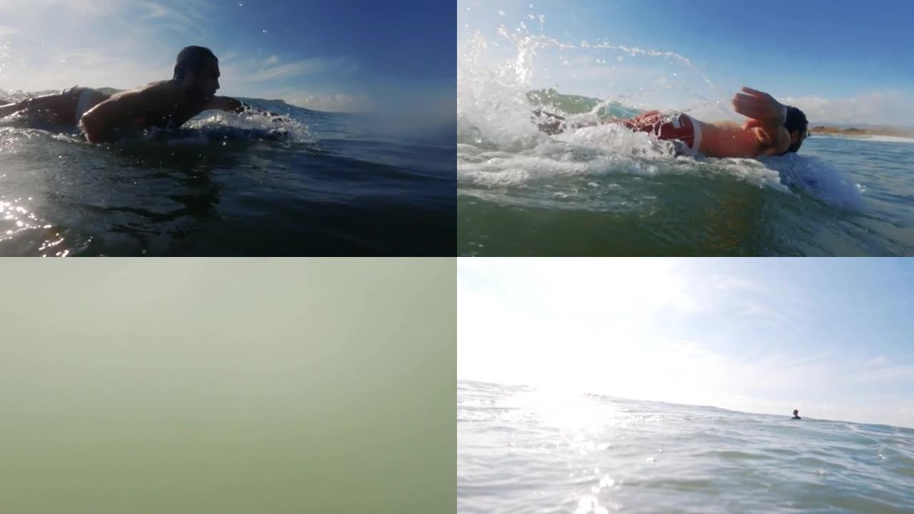 在地中海冲浪: 在海上行动