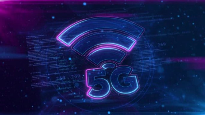 5g网络互联网移动无线业务概念。高速移动互联网摘要5G