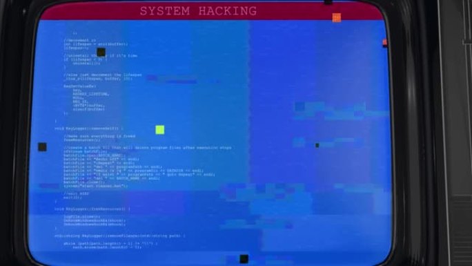系统黑客数字移动屏幕，数字3D编程代码的概念