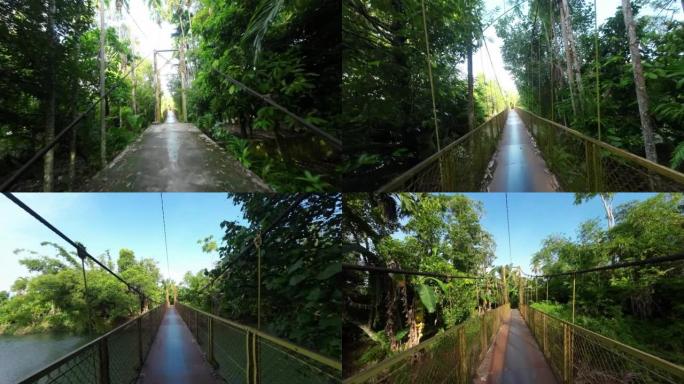 这条路经过一座小桥