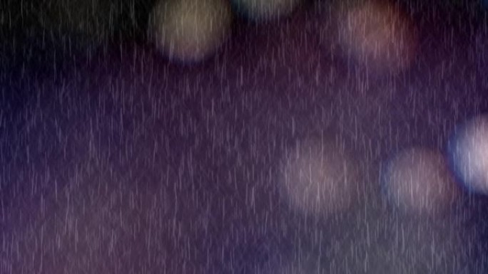 真实雨滴落下无缝4k循环视频动画。