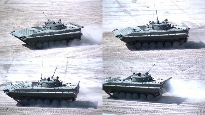 俄罗斯军事坦克。