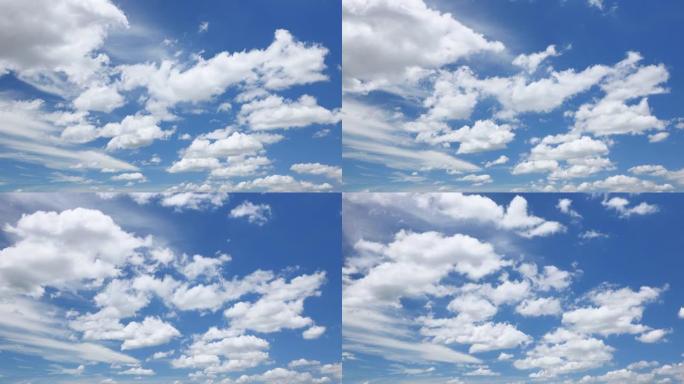 美丽的普遍云景背景，时间流逝