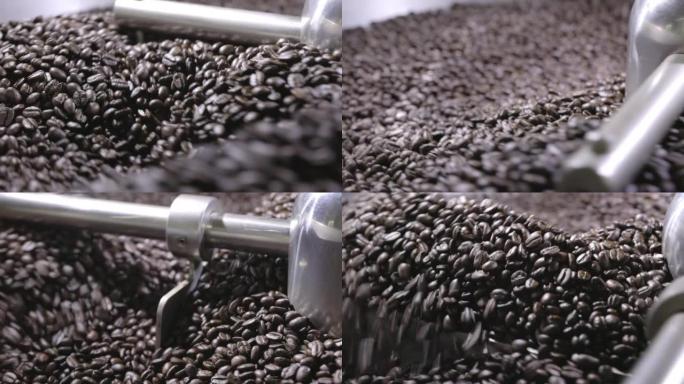 用专业机器烘焙的新鲜阿拉比卡咖啡豆。
