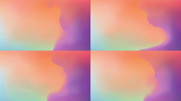 数字渐变酷蓝色紫色粉色充满活力的渐变循环背景。