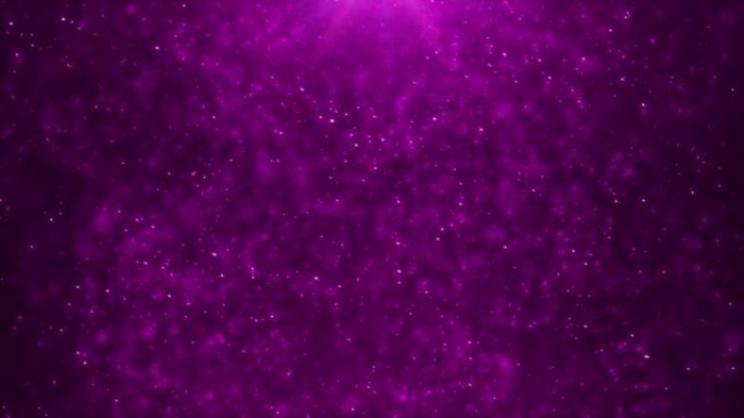 抽象粒子闪光星波bokeh紫色循环背景