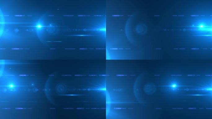 对称动态闪光灯的4k动画泄漏转向光学镜头耀斑过渡闪亮循环动画。