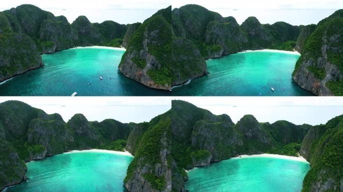 泰国披披群岛披披勒鸟瞰图