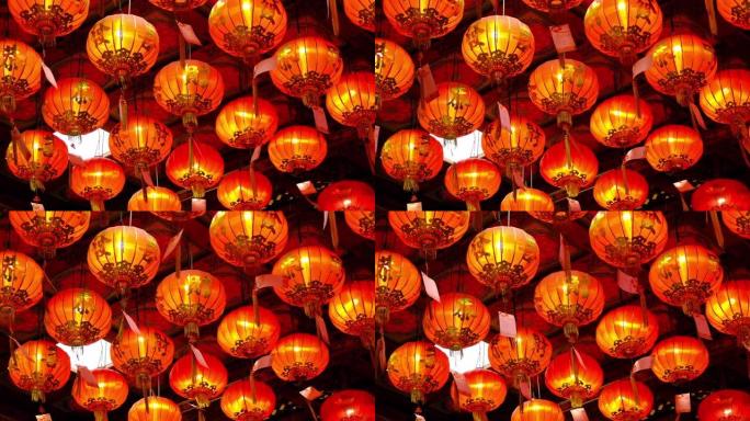 中国的红灯笼灯，庆祝中国新年，泰国的中国节。