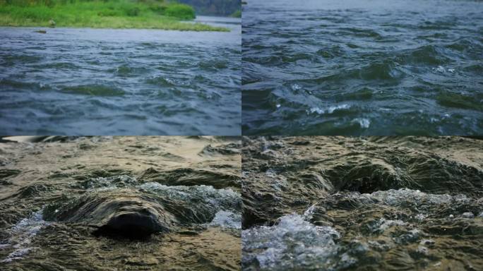 大江东水滚滚流江河河流大河