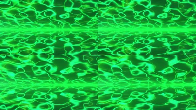 神经元电脉冲休克线超空间反射绿色循环背景