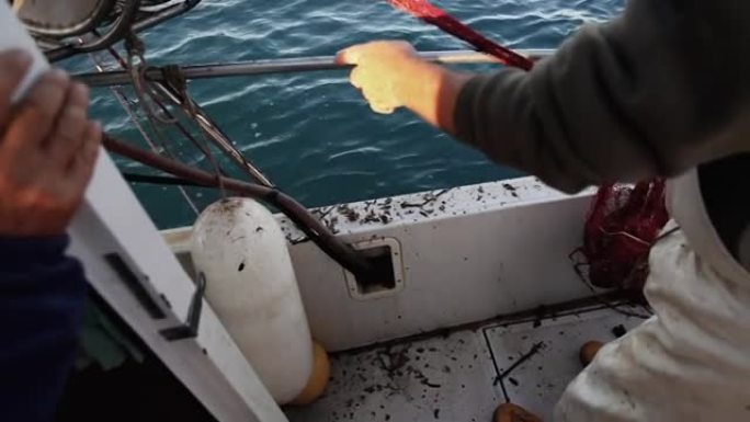 意大利的小规模渔业: 渔业拉网