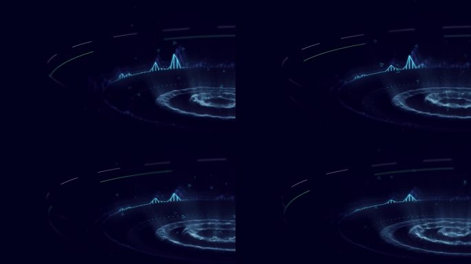 数字音频可视化波纹均衡器背景