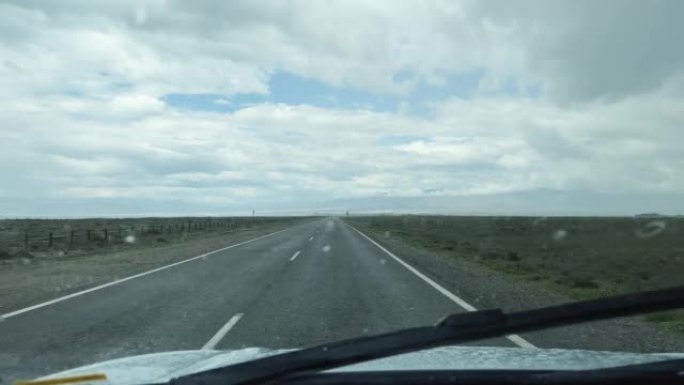 西班牙安达卢西亚夏季汽车公路旅行中的POV驾驶