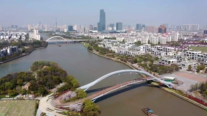 京杭大运河宝带桥段