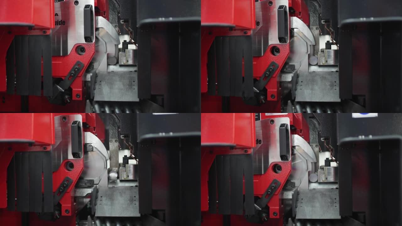 生产厂的钢刀自动化机床。