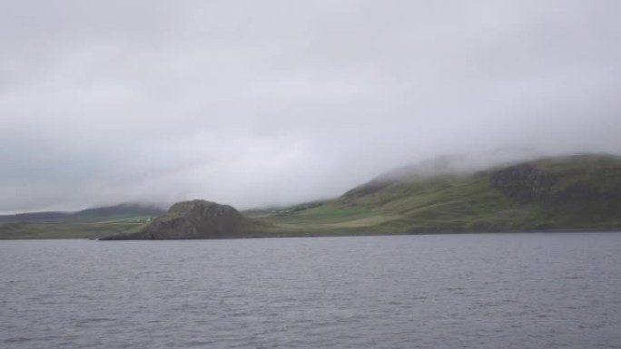 沿海岬角和海洋的风景