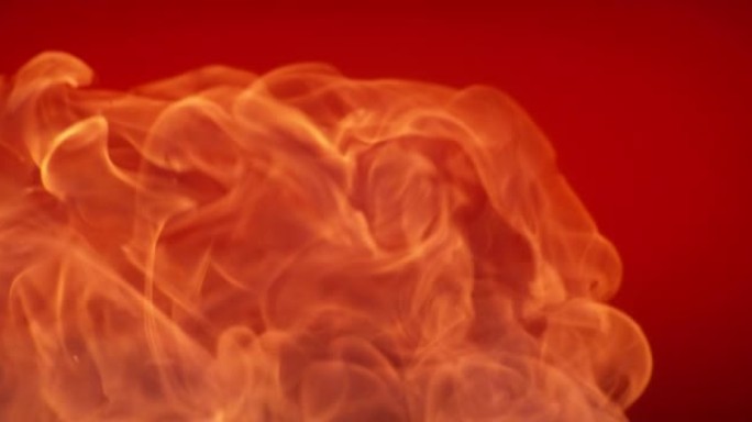 火焰以超慢动作燃烧。在幻影弹性4K上拍摄。
